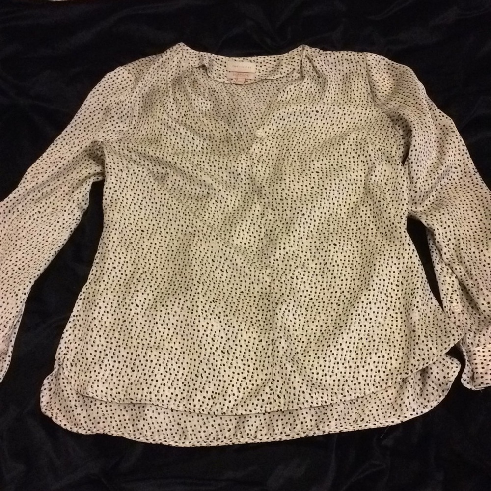 The Limited polka dot blouse